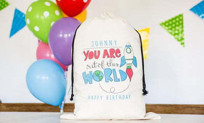 Personalized Jumbo Birthday Gift Bags