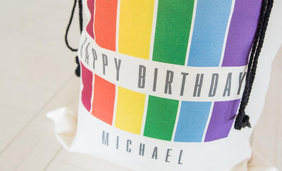 Personalized Jumbo Birthday Gift Bags