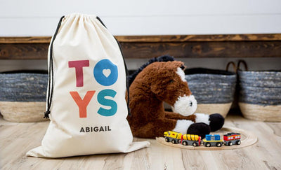 Personalized Jumbo Toy Storage Bags