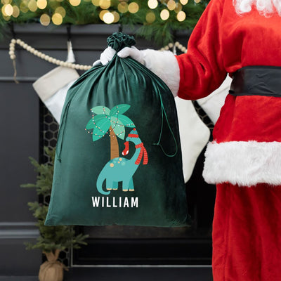 Personalized Kids' Santa Bags (Velvet)