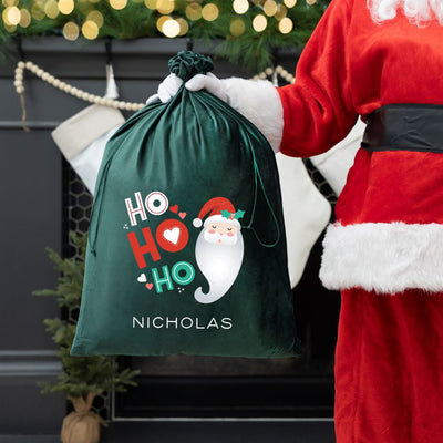 Personalized Kids' Santa Bags (Velvet)