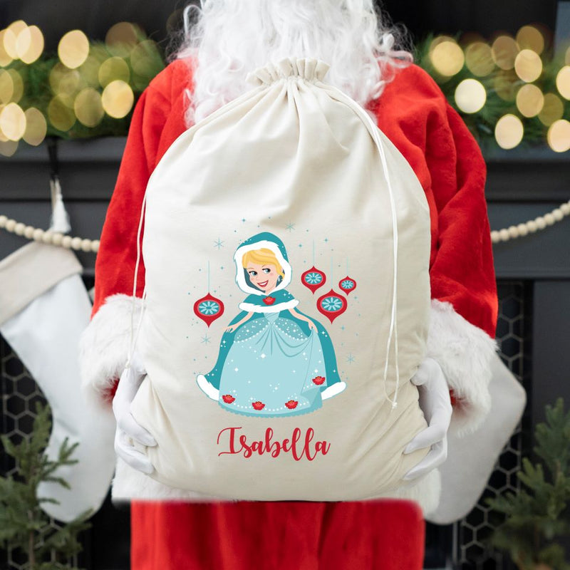 Personalized Princess Santa Bags (Velvet)