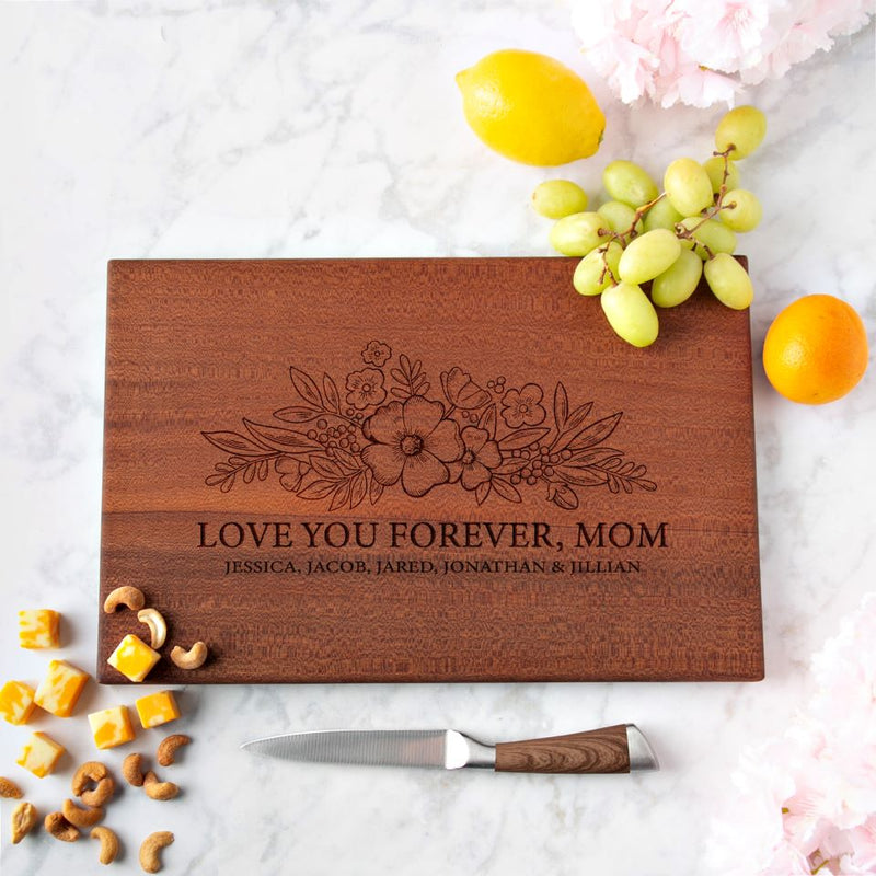 Personalized Mahogany Cutting Boards for Mom