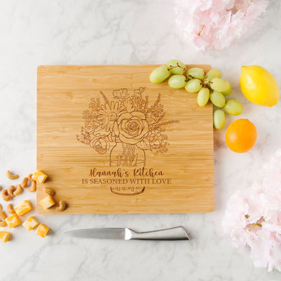 Personalized Bamboo Cutting Boards for Mom
