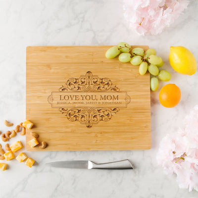 Personalized Bamboo Cutting Boards for Mom
