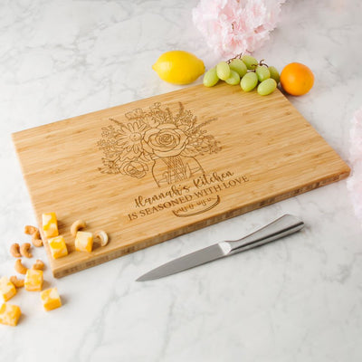 Personalized Bamboo Cutting Boards for Mom
