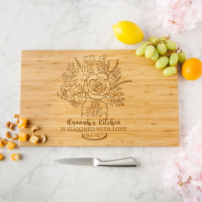 Personalized Bamboo Cutting Boards for Mom