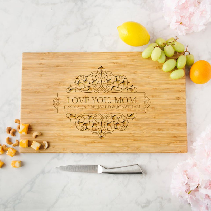 Personalized Bamboo Cutting Boards for Mom