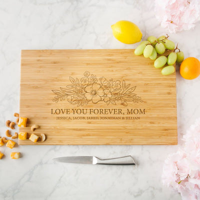 Personalized Bamboo Cutting Boards for Mom
