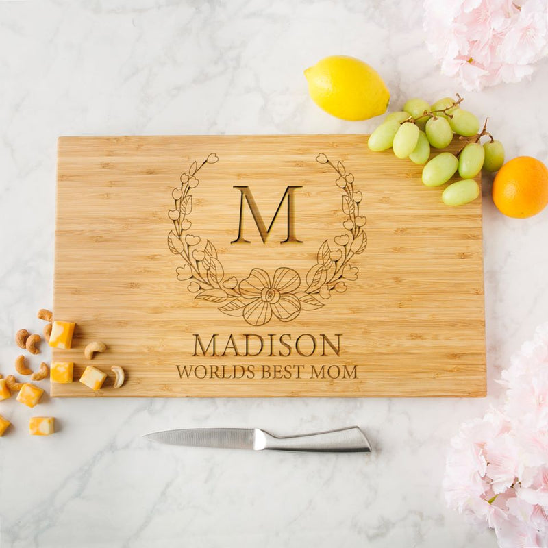 Personalized Bamboo Cutting Boards for Mom
