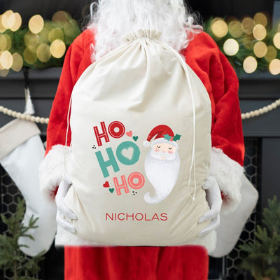 Personalized Kids' Santa Bags (Velvet)