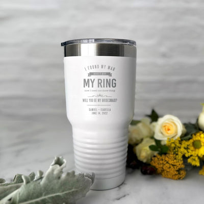Personalized 30 oz Bridesdmaid Tumblers