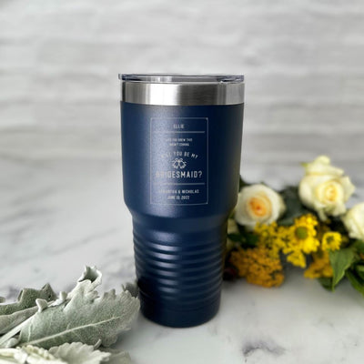 Personalized 30 oz Bridesdmaid Tumblers