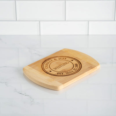 Personalized Cutting Bar Board (Rounded Edge) Bamboo