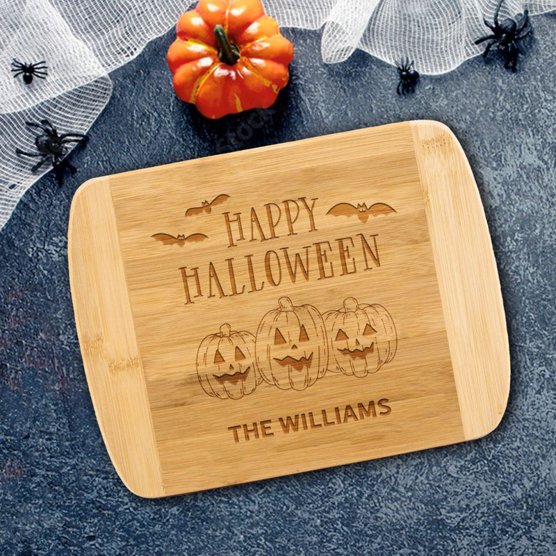 Personalized Halloween Cutting Rounded Edge Bar Board