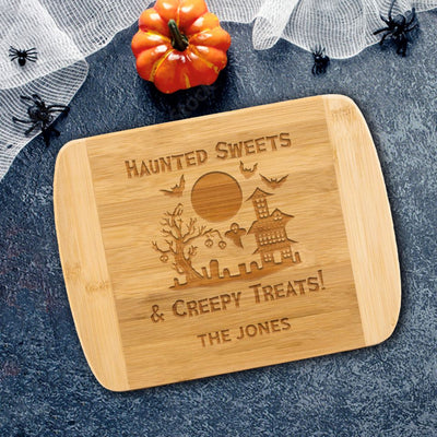 Personalized Halloween Cutting Rounded Edge Bar Board
