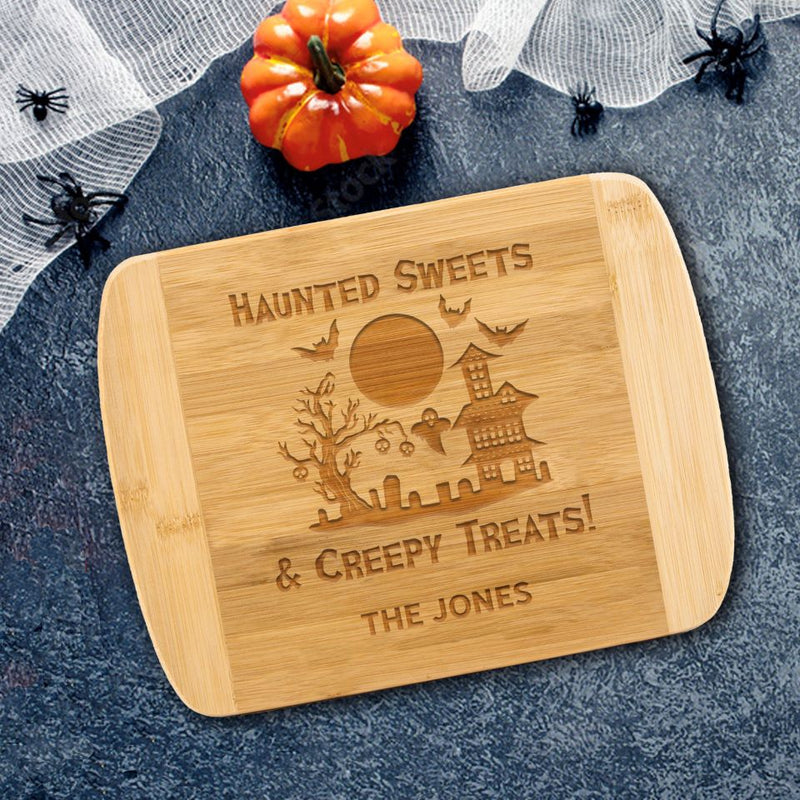 Personalized Halloween Cutting Rounded Edge Bar Board