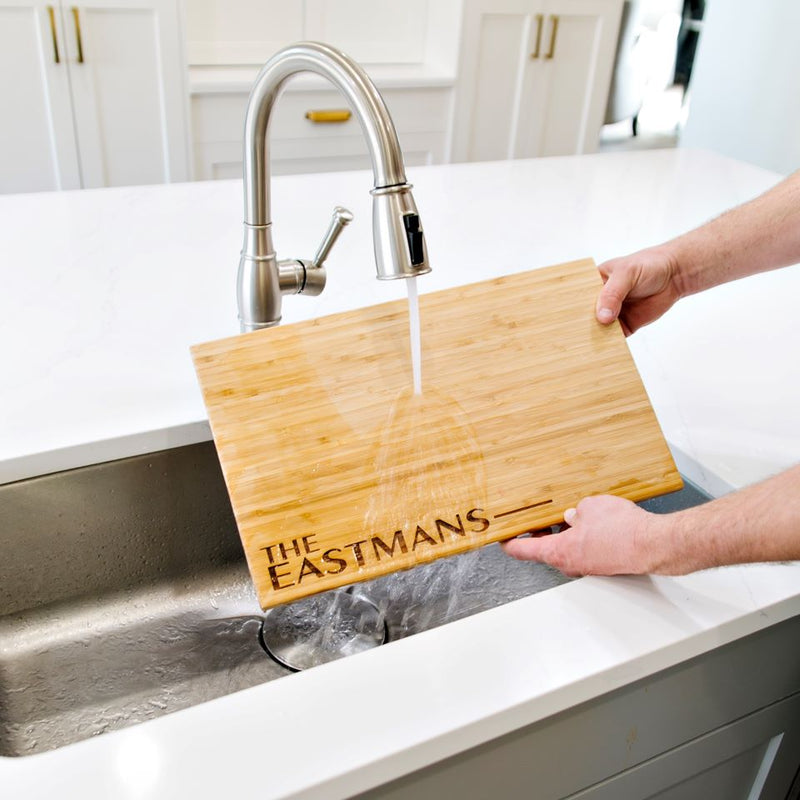 Personalized Bamboo Cutting Board 11x17