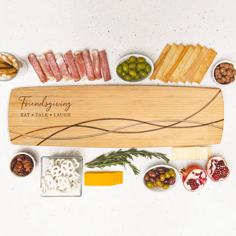 Personalized Friendsgiving Charcuterie Board And Cheese Plate