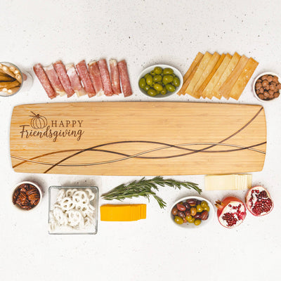 Personalized Friendsgiving Charcuterie Board And Cheese Plate