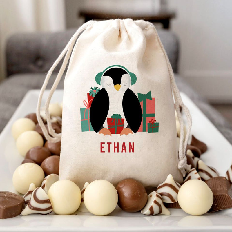 Personalized Merry and Bright Christmas Gift Bags