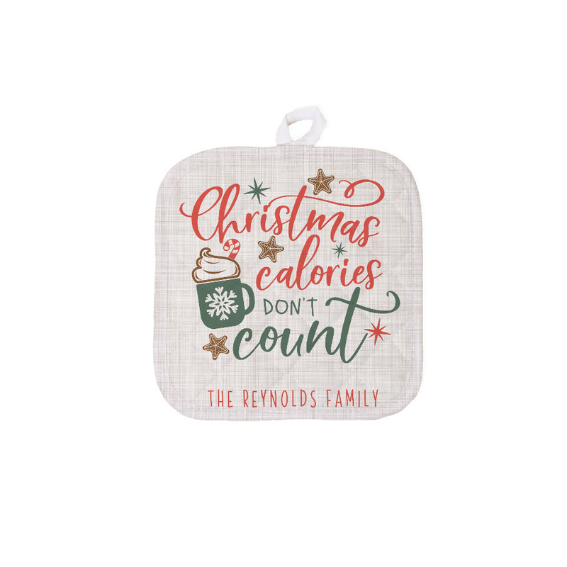 Personalized Christmas Hot Pads