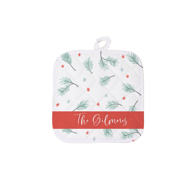 Personalized Christmas Hot Pads