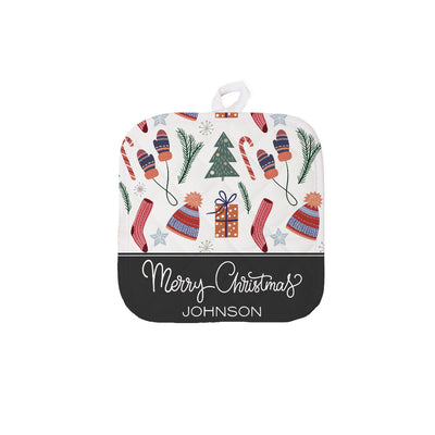 Personalized Christmas Hot Pads