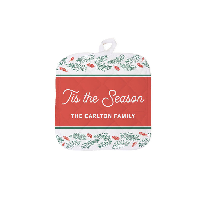 Personalized Christmas Hot Pads