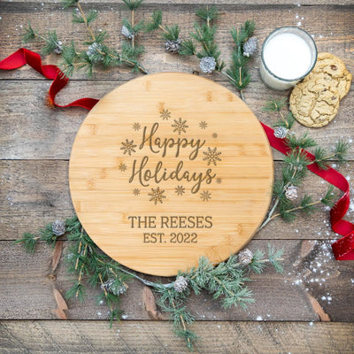 Personalized Lazy Susan - Christmas designs