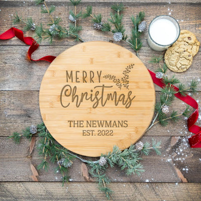 Personalized Lazy Susan - Christmas designs