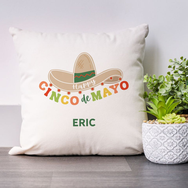 Personalized Cinco de Mayo Throw Pillow Covers