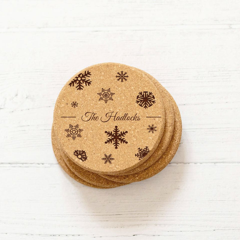 Personalized Thick Cork Coasters