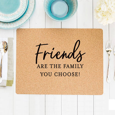 Personalized Cork Placemats - Friendsgiving