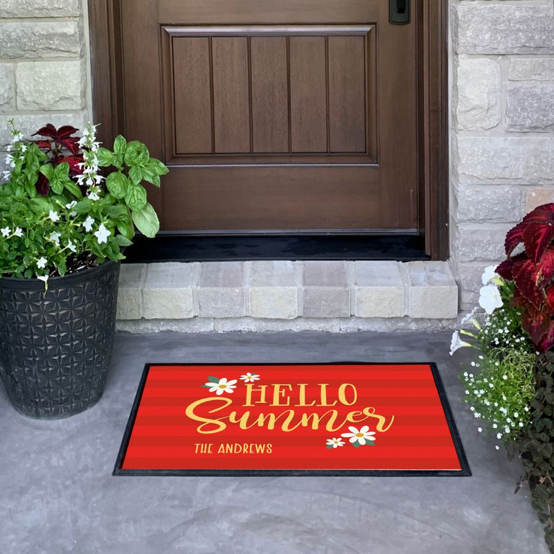 Personalized Summer Doormats