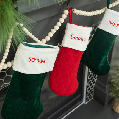 Personalized Velvet Christmas Stockings