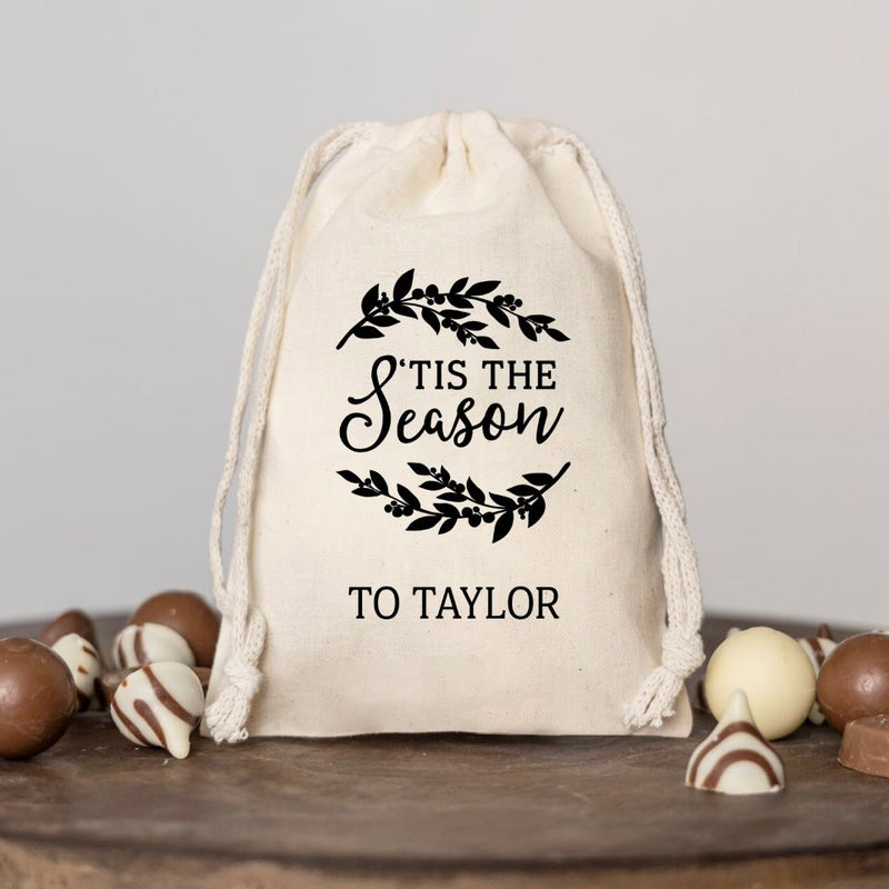 Personalized Small Christmas Season Gift Bags