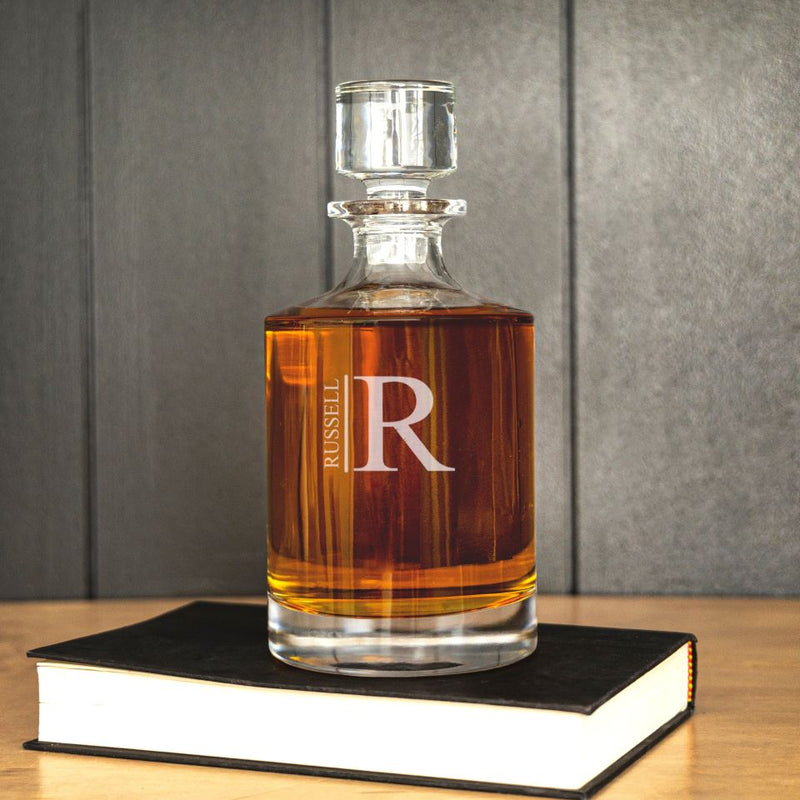 Personalized 30 oz. Glass Decanter