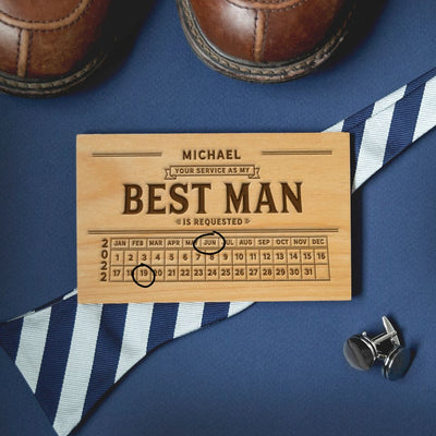 Personalized Groomsmen Proposal Postcards