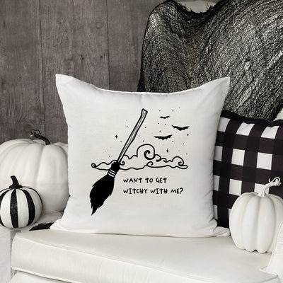 Non-Personalized Haunted Halloween Throw Pillows (insert included)