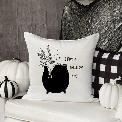Non-Personalized Haunted Halloween Throw Pillows (insert included)
