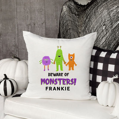 Personalized Halloween Throw Pillow Covers - Sweet and Spooky