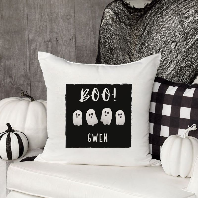 Personalized Halloween Throw Pillow Covers - Sweet and Spooky