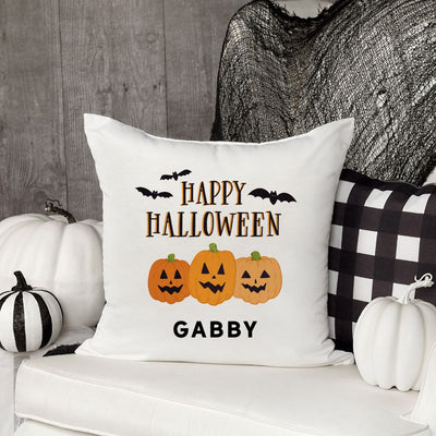 Personalized Halloween Throw Pillow Covers - Sweet and Spooky