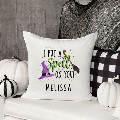 Personalized Halloween Throw Pillow Covers - Sweet and Spooky