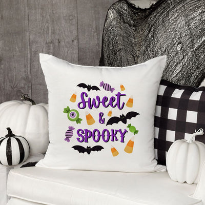 Personalized Halloween Throw Pillow Covers - Sweet and Spooky