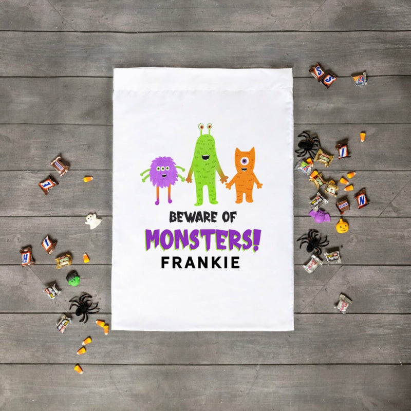 Personalized Halloween Pillowcase Treat Bags