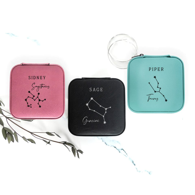 Personalized Zodiac Jewelry Box