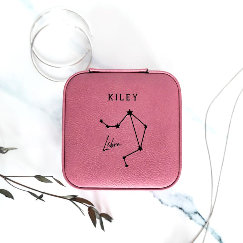 Personalized Zodiac Jewelry Box