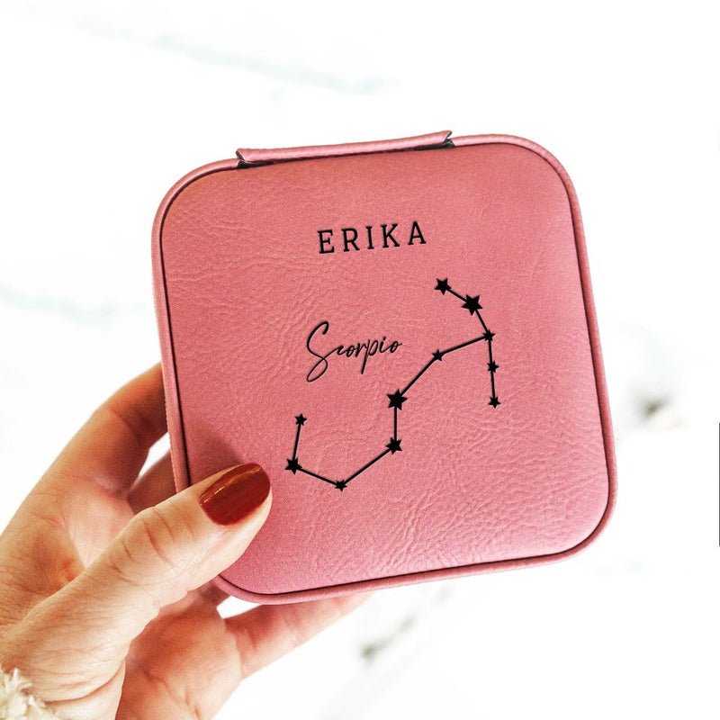 Personalized Zodiac Jewelry Box